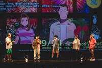 左から松永良平、木下麦、橋本翼、荒内佑、高城晶平。（撮影：寺沢美遊 ）