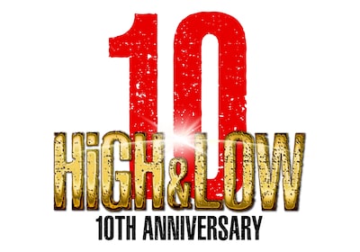 「HiGH&LOW 10th ANNIVERSARY YEAR」ロゴ