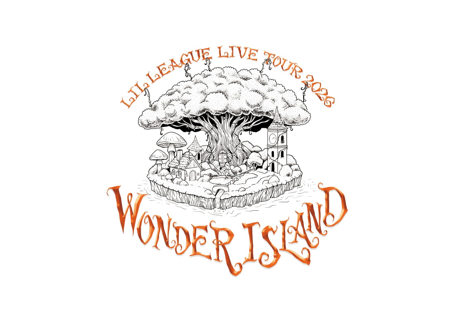 「LIL LEAGUE LIVE TOUR 2026 "Wonder Island"」ロゴ