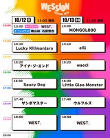 「WESSION FESTIVAL 2025」タイムテーブル