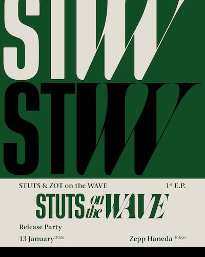 STUTS & ZOT on the WAVE「1st E.P. "STUTS on the WAVE" Release Party」フライヤー