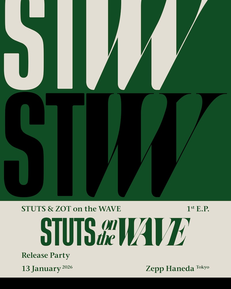 STUTS & ZOT on the WAVE「1st E.P. "STUTS on the WAVE" Release Party」フライヤー