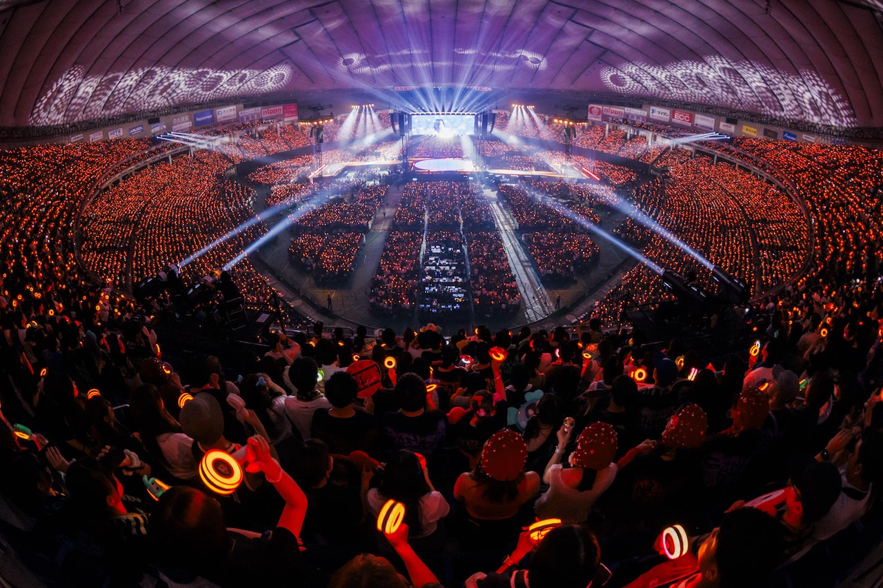 TWICE ＜THIS IS FOR＞ WORLD TOUR IN JAPAN」の様子。（撮影：田中聖