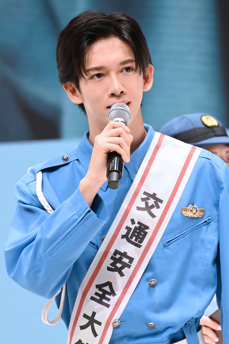 リョウガ交通安全大使