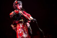 襷をかける桜木心菜。