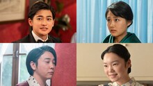 左上から時計回りに高橋文哉、原菜乃華、古川琴音、大森元貴。（写真提供：NHK）