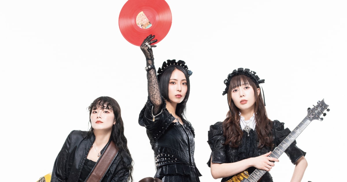 BAND-MAIDが「レコードの日」アンバサダーに就任、メインビジュアル 