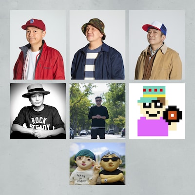 「TAGUCHI RYO SOLO EXHIBITION "TEE TO GRAPHICS"」イベント出演者