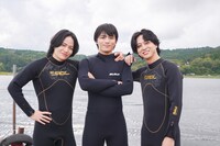 左から菊池風磨、篠塚大輝、寺西拓人。 ©日本テレビ