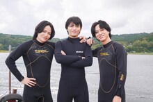 左から菊池風磨、篠塚大輝、寺西拓人。 ©日本テレビ