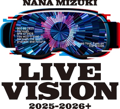 「NANA MIZUKI LIVE VISION 2025-2026＋」ロゴ