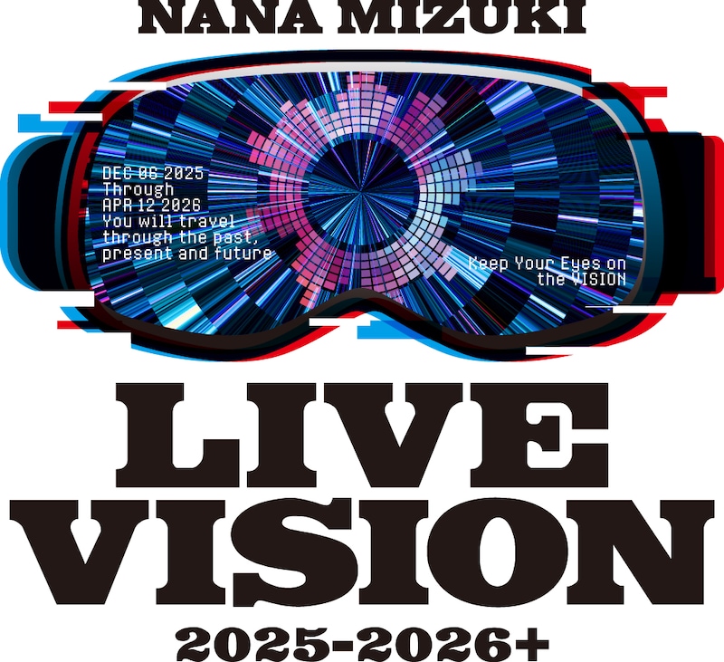 「NANA MIZUKI LIVE VISION 2025-2026＋」ロゴ