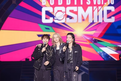 左からKEVIN、MORRIE、SHOOT。