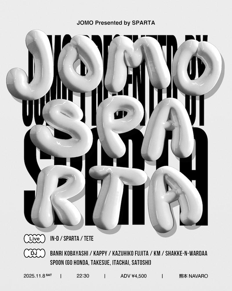 「JOMO Presented by SPARTA」フライヤー