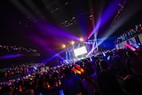 「TEAM SHACHI 最終SHOW~アイドルロード~:君のココロの伝説になりたい!」の様子。(撮影:笹森健一)
