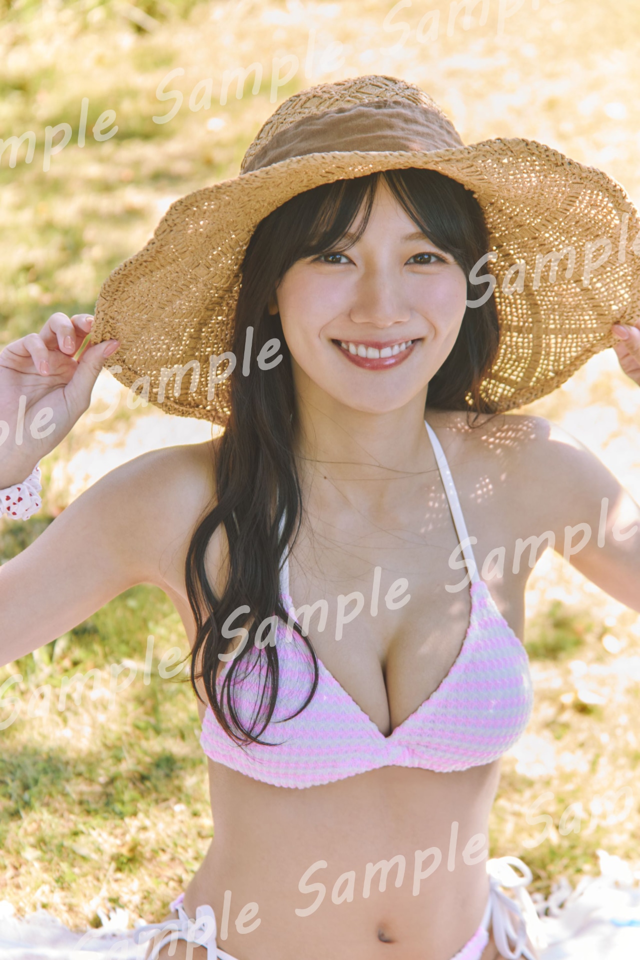 河田陽菜（日向坂46）2nd写真集特典のB3ポスター絵柄。