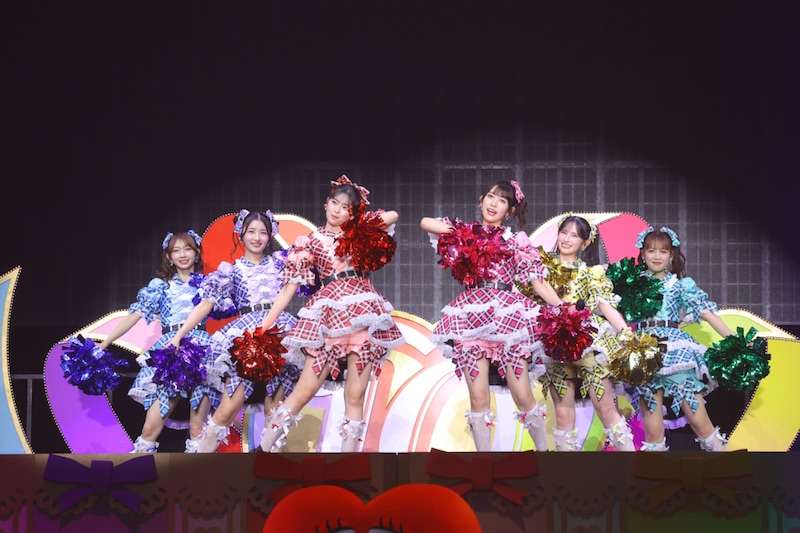 「超ときめき♡宣伝部のきみのハートにロックオンTOUR 2025 ～10th Anniversary～」神奈川・横浜アリーナ公演の様子。