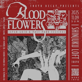 ゴスやポストパンクの魅力広めるライブイベント「BLOODFLOWERS」に国内外アクト集結
