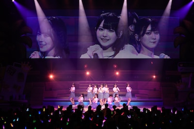 「今、恋をしている」を初披露する≒JOY。