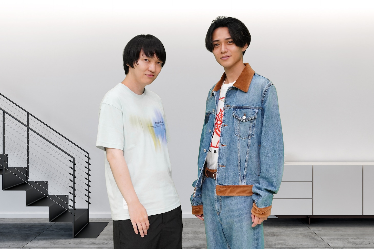 左からほしのディスコ（パーパー）、永瀬廉（King & Prince）。©テレビ東京