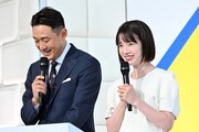 司会を努めたテレビ朝日アナウンサーの2人。