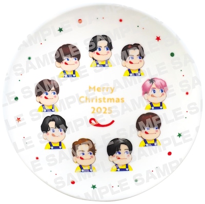 「FUJIYA×Snow Man オリジナルクリスマスプレート」イメージ画像