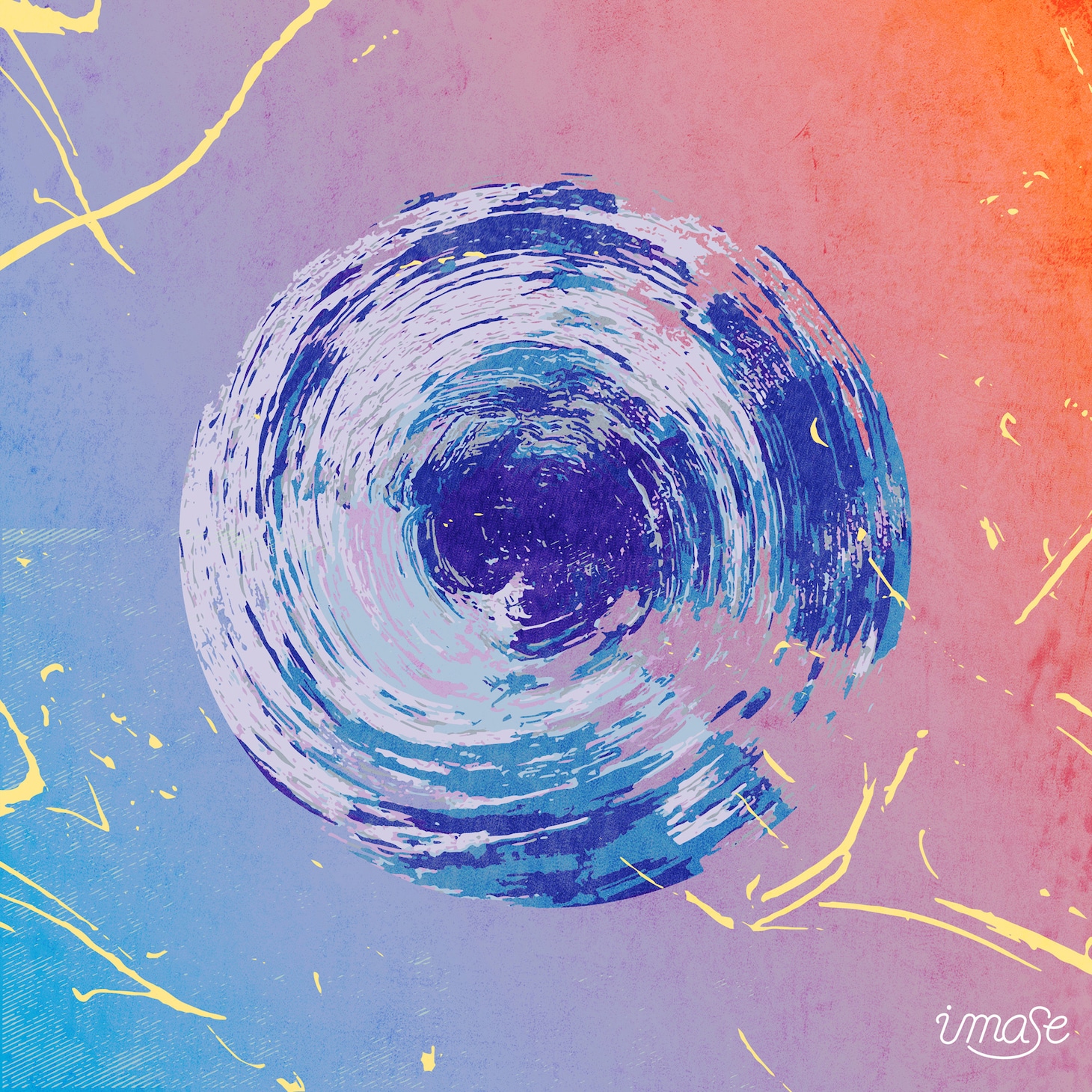 imase「渦」ジャケット