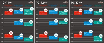 「FENDER EXPERIENCE 2025」タイムテーブル