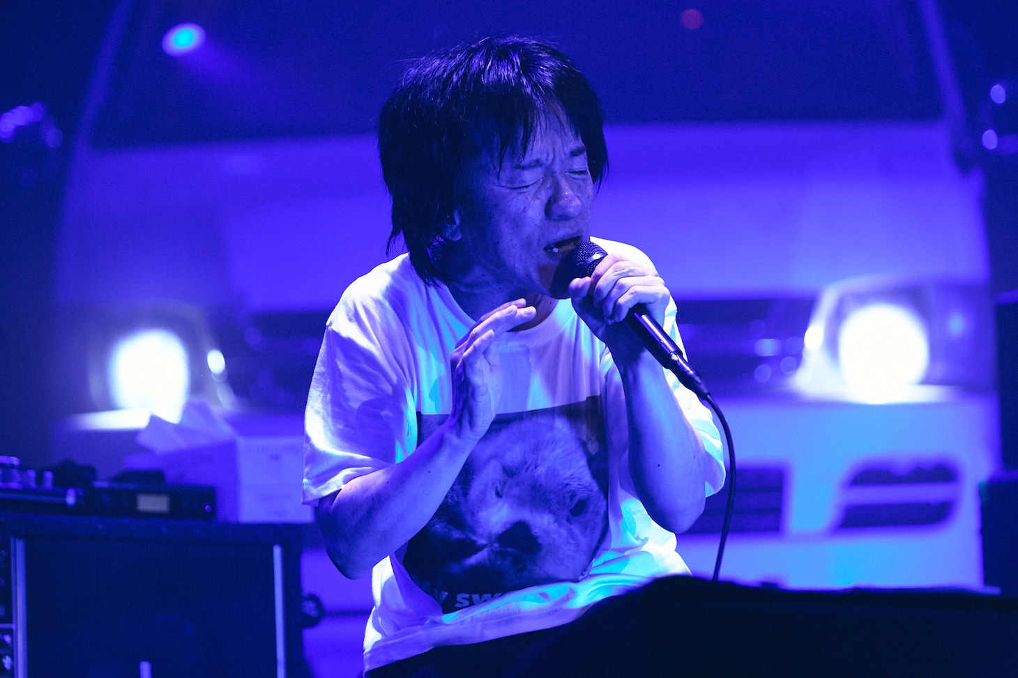 鈴木圭介（Vo）（撮影：新保勇樹）