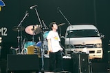 鈴木圭介(Vo)(撮影:新保勇樹)