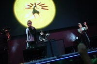 左からLotus Juice、RAM RIDER、Azumi Takahashi。