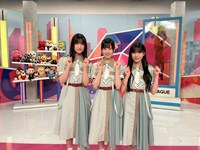 左から大園玲、石森璃花、村井優。