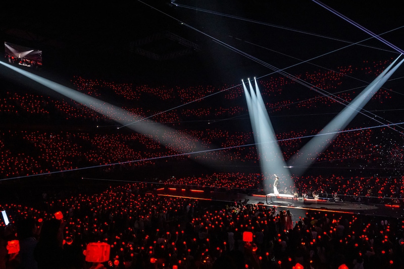 「HIROMITSU KITAYAMA LIVE TOUR 2025『HIROMITSU KITAYAMA LIVE TOUR 2025「波紋-HAMON-」』」LaLa arena TOKYO-BAY公演の様子。