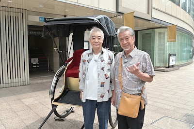 柄本明と高田純次。「じゅん散歩」9月29日放送回より。©︎テレビ朝日