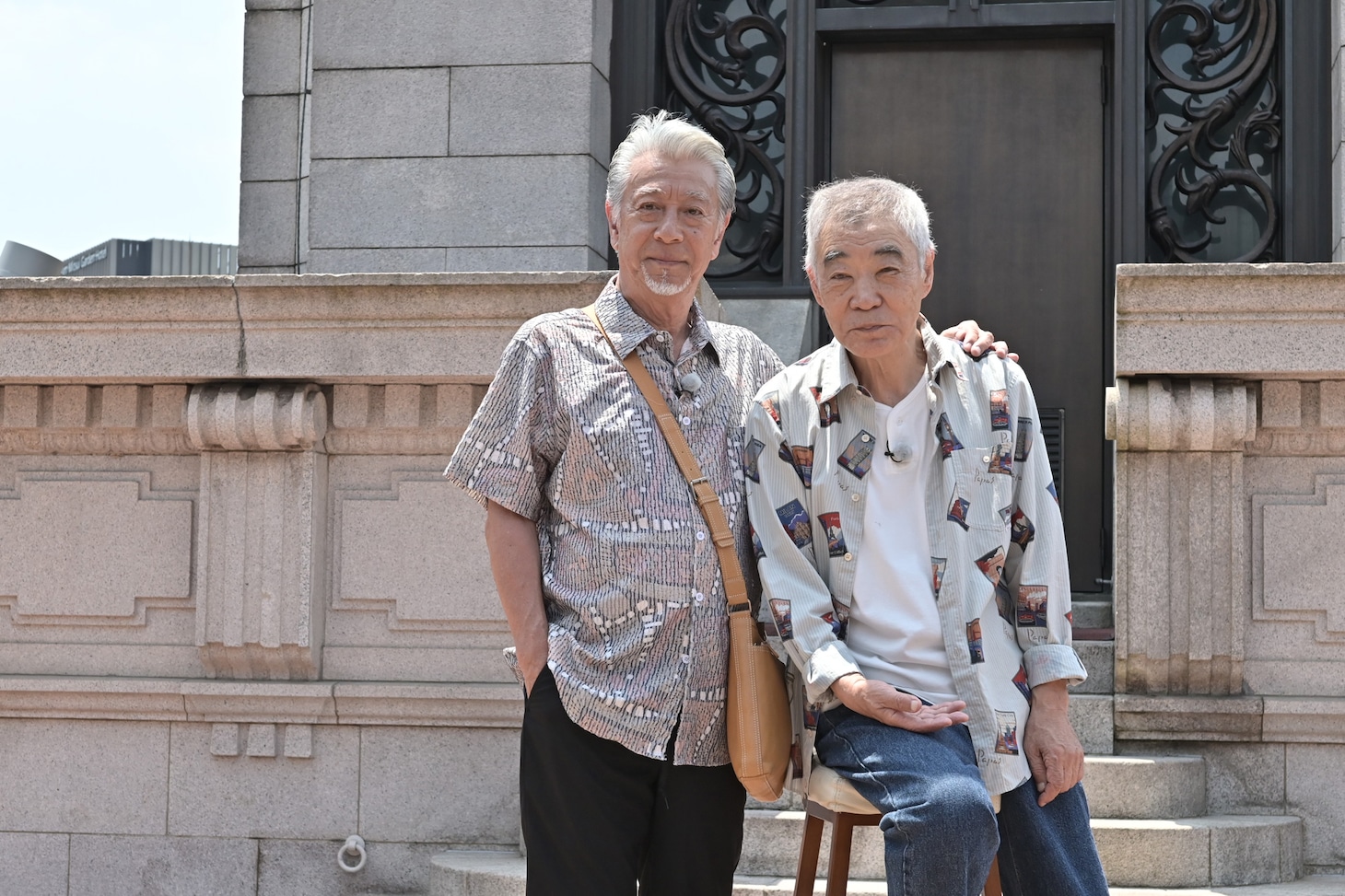 高田純次と柄本明。「じゅん散歩」9月29日放送回より。©︎テレビ朝日