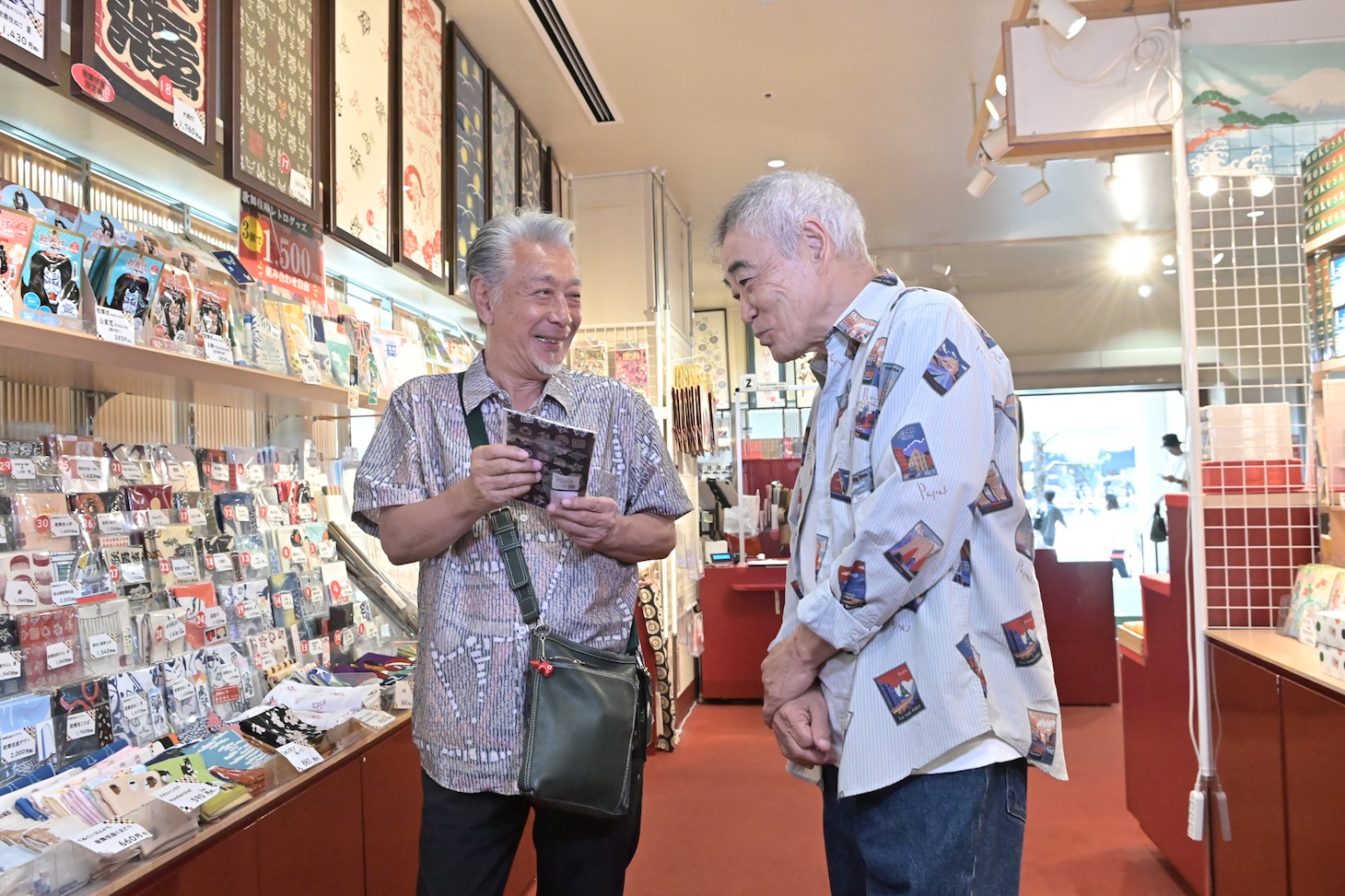高田純次と柄本明。「じゅん散歩」9月29日放送回より。©︎テレビ朝日