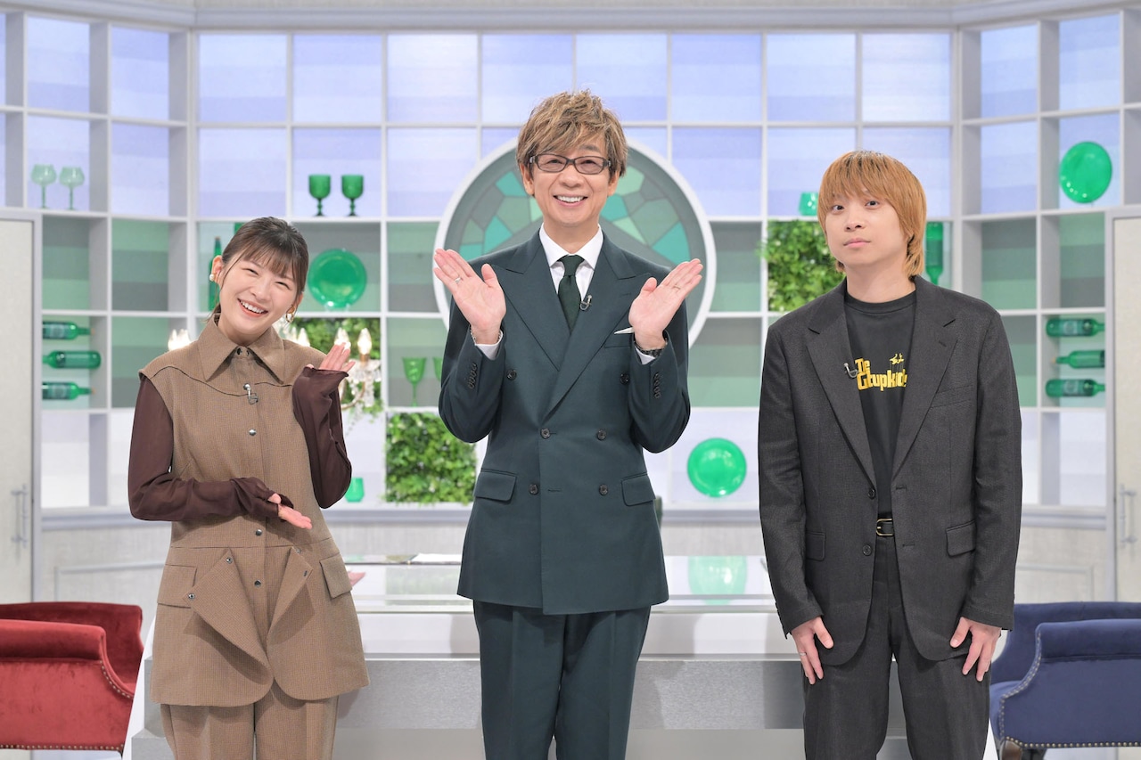 左から伊藤沙莉、山寺宏一、尾崎世界観（クリープハイプ）。（写真提供：NHK）