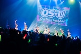 「OS☆U東名阪ツアー~DREAMIN'!!~」愛知・COMTEC PORTBASE公演の様子。(写真提供:I.Y.O)