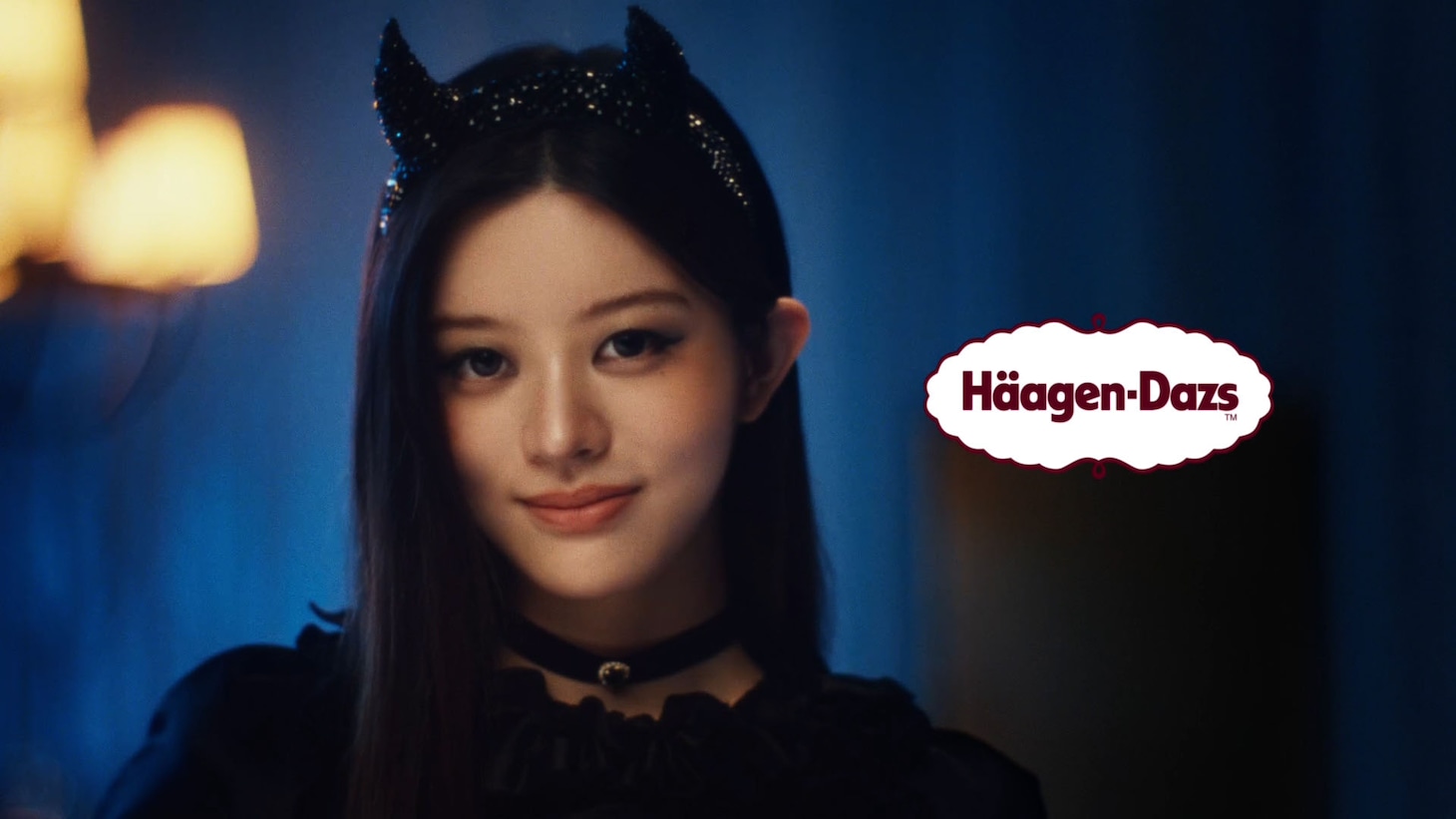 ハーゲンダッツWebムービー 「悪魔のささやき」編より。