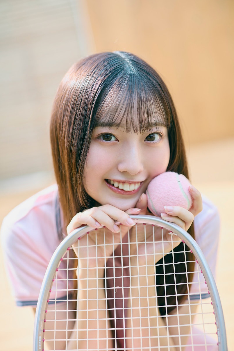 日向坂46五期生「ぽかぽか写真館」6人目の大田美月はテニスウェア姿