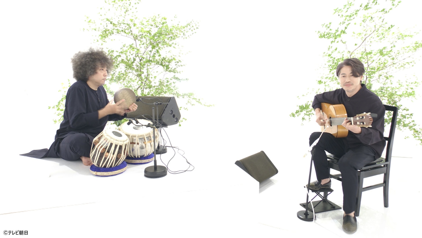 U-zhaanと沖仁。