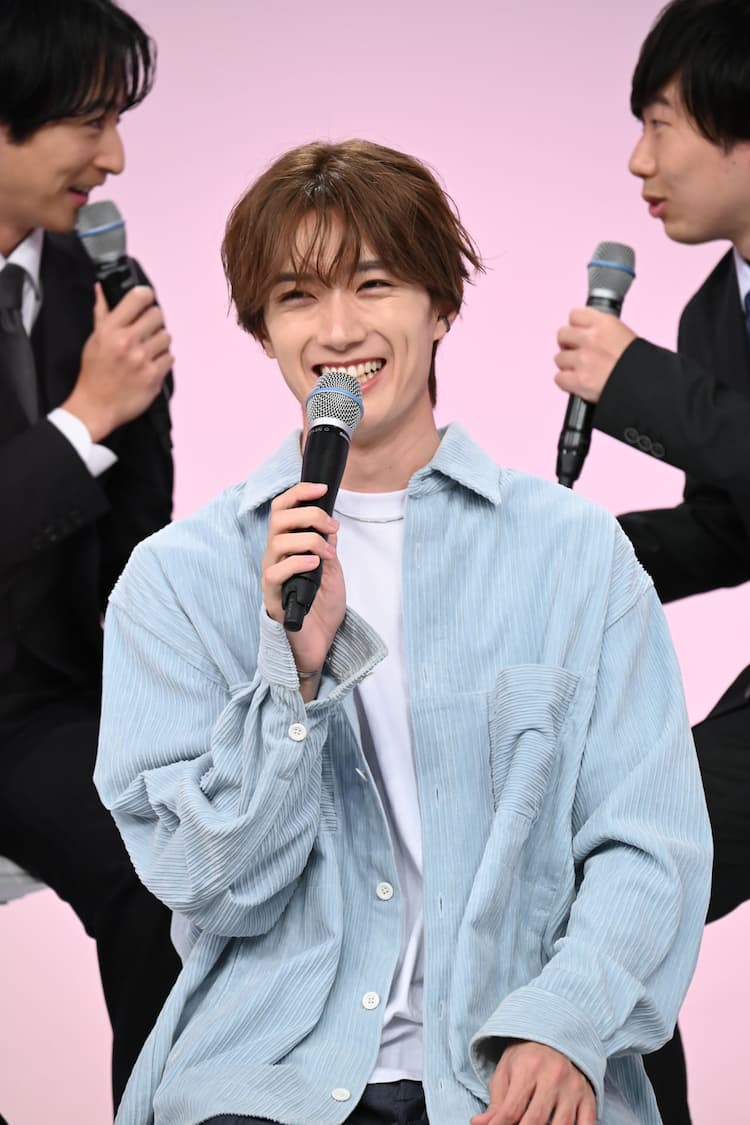 山中柔太朗 ドラマ 撮影中