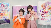 「夢のコラボ満載！『アイカツ！×プリパラ THE MOVIE -出会いのキセキ！-』公開記念 SP！」より。左から、川本笑瑠（CUTIE STREET）、山﨑愛生（モーニング娘。'25）。©︎TOKYO MX