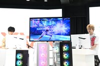 リョウガとユーキの対決の様子。