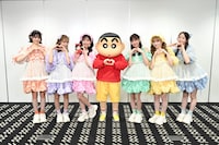 FRUITS ZIPPERがしんちゃんと初対面、新主題歌が今週放送スタート
