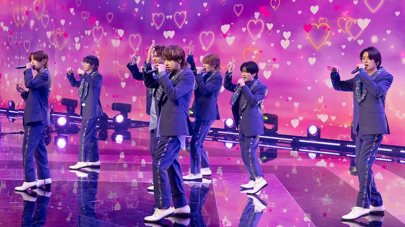 Hey! Say! JUMPのパフォーマンスの様子。