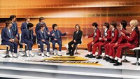 左からHey! Say! JUMP、堂本光一、KEY TO LIT。