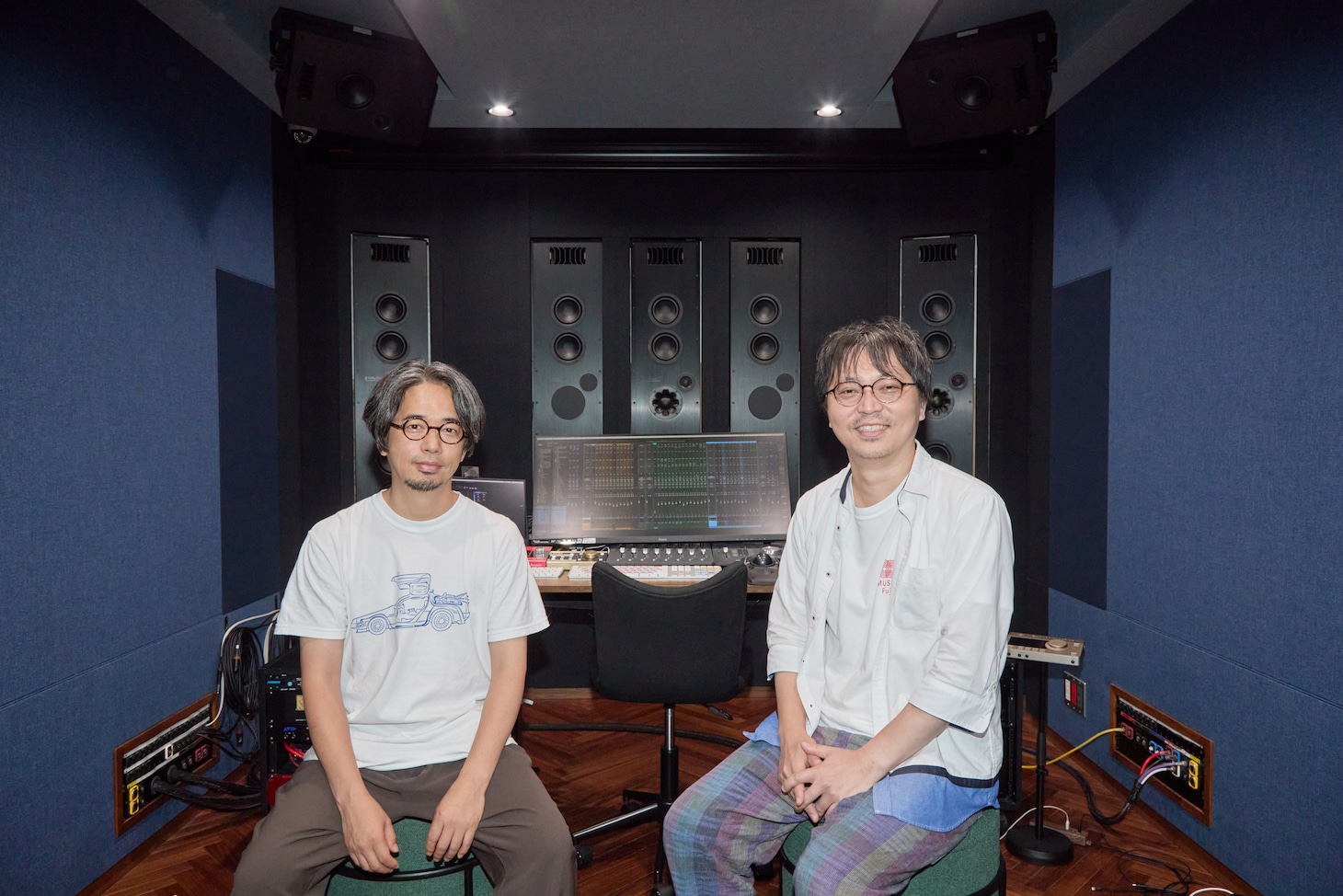 後藤正文と古賀健一。