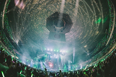 THE PRIMALS「THE PRIMALS Dark Decades Tour BUDOKAN」の様子。（撮影：西槇太一）