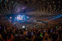 「超ときめき♡宣伝部のきみのハートにロックオンTOUR 2025 ～10th Anniversary～」ファイナル公演の様子。